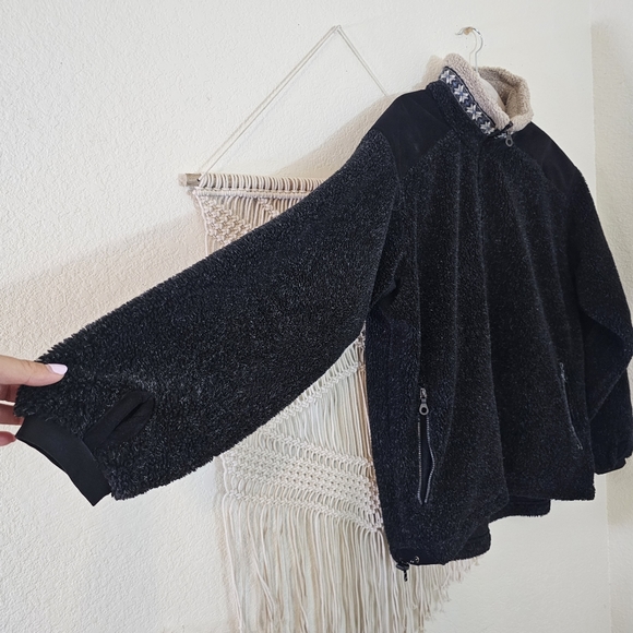 ALF BY KUHL full zip deep Pile fleece jacket! size L - Picture 3 of 10